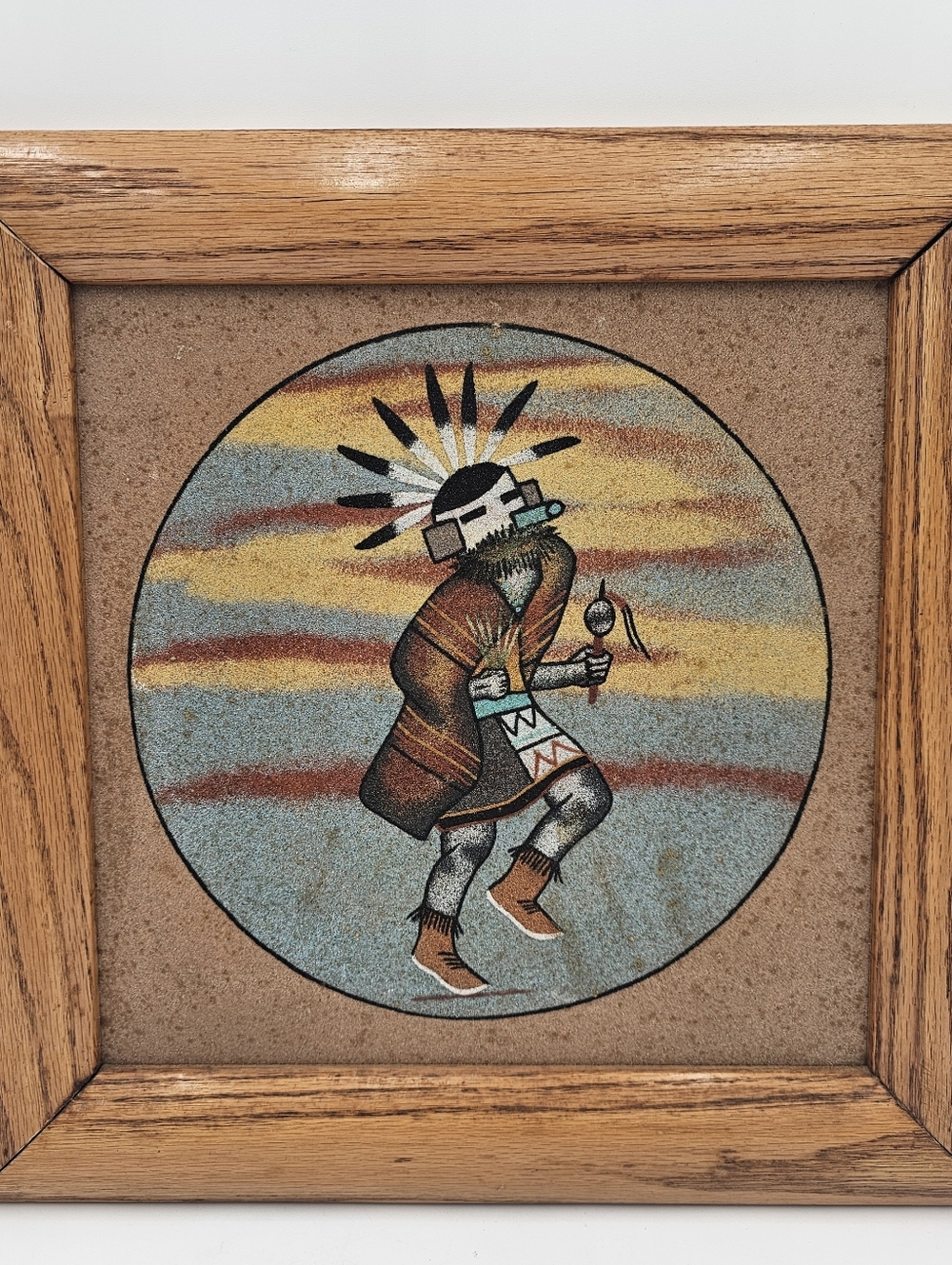 Tribal Sand Art Of Dancer